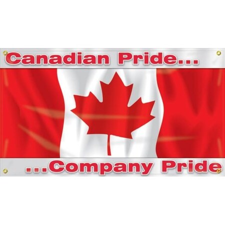 Accuform SAFETY BANNERS CANADIAN PRIDE COMPANY MBR430 MBR430